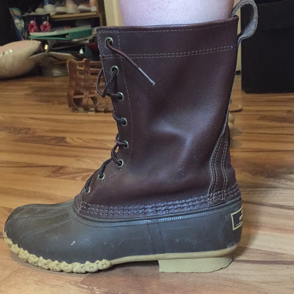 L.L Bean duck boots